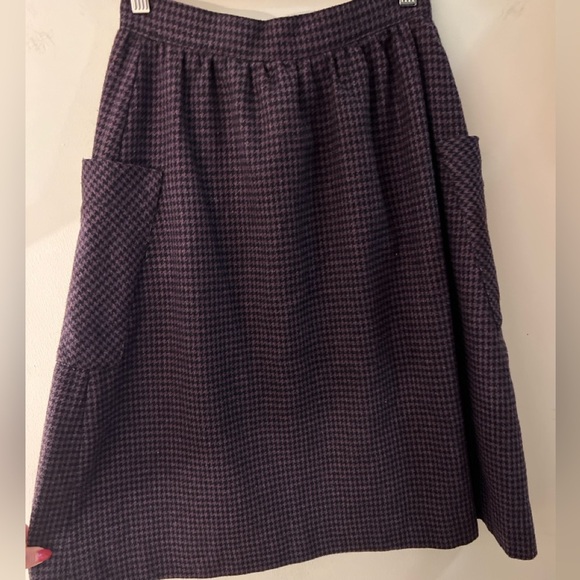 Rue St. Paul Vintage Purple Button-Down Skirt 7 - Picture 5 of 6
